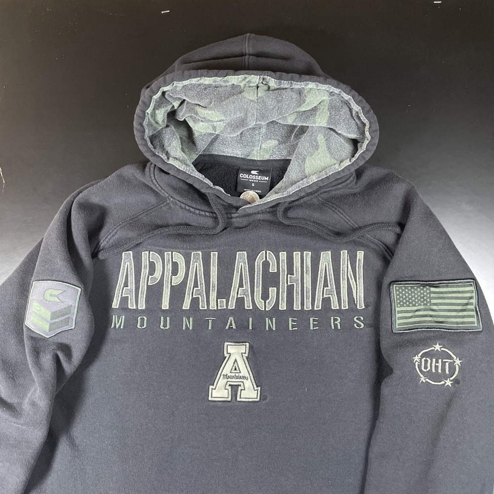 Colosseum Appalachian State Mountaineers Camo Military OHT Pullover Hoodie Men S